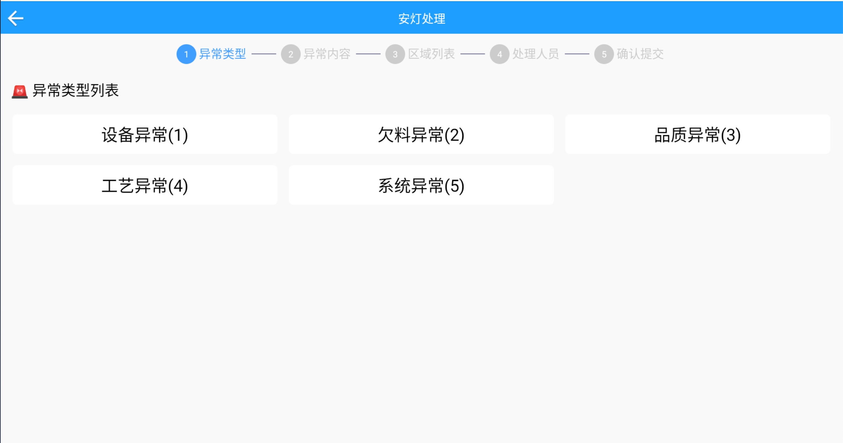 安灯处理