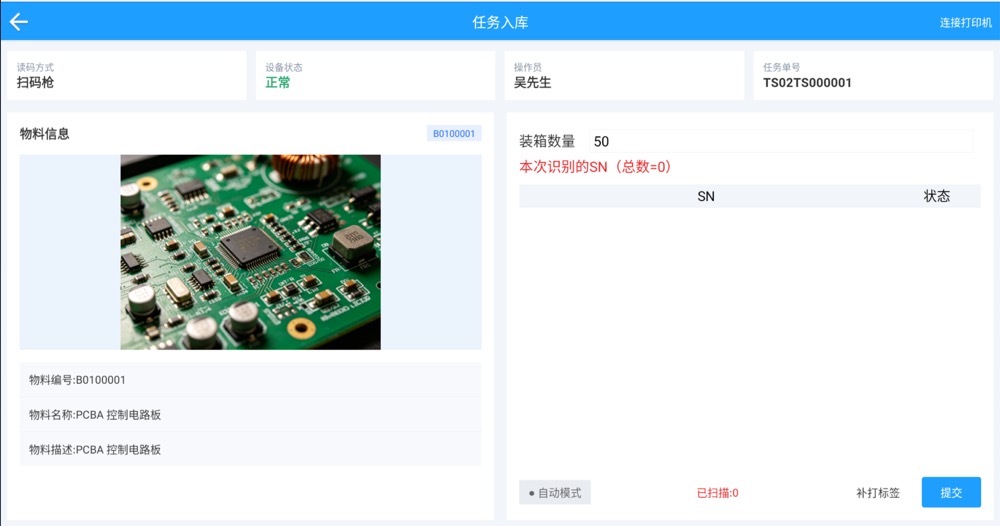 任务入库